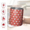 thumbnail image 5 of 12oz Coffee Tumblers Red Christmas Santa Pattern Stainless Steel Vacuum Insulated Travel Tumbler Coffee Cups Mug with Lid and Straw with Cleaning Brush for Cold & Hot Drinks, 5 of 5