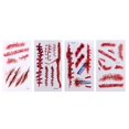 thumbnail image 2 of Calcomanías de arte corporal desechables Pegatinas de tatuajes falsos impermeables de Halloween (2) Ndcxsfigh Cuidado Belleza, 2 of 6