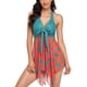 thumbnail image 1 of Trajes de baño sexy para mujer Traje de baño Tankini de malla de dos piezas Traje de baño ligero de secado rápido con pantalones cortos Blue Dot L Jormftte ZJWJ305-2, 1 of 5