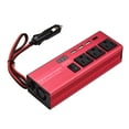thumbnail image 1 of Inversor Inversor de corriente para automóvil de 300 W DC 12V a AC 110V Convertidor digital con 3 salidas de CA 4 puertos USB Carga normal y rápida Cargador de automóvil portátil Adaptador p 1 1, 1 of 5