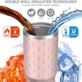 thumbnail image 3 of Modern 30oz Handheld Travel Tumbler with Handle – Double Wall Stainless Steel Insulated Cup, Flip Straw Lid, Leak-Proof & BPA-Free for Hot and Cold Drinks – Durable Coffee & Juice Mug White, 3 of 7
