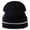 Black, variant on Cold Weather Reflective Beanies Rolled Brim Knit Cap for Adults Teens Boys Girls