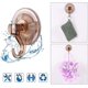 thumbnail image 1 of Ganchos de ventosa de plástico reutilizables Tal 6pcs para cocina y ba?o (ámbar) ZefeiWu 1327533589529, 1 of 1