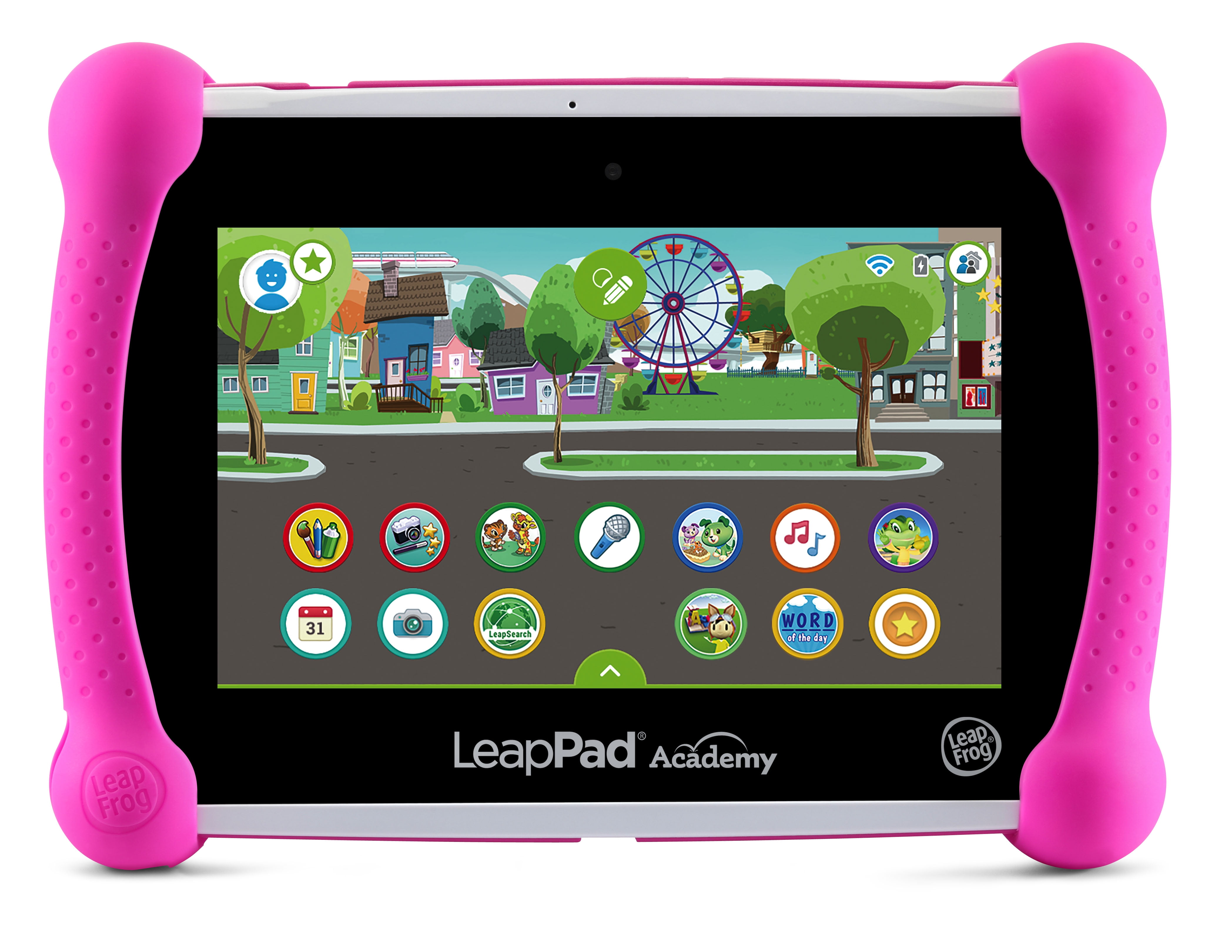 Tested Leap Frog LeapPad Learning System w/ Pen Tablet & Learning Library Book 