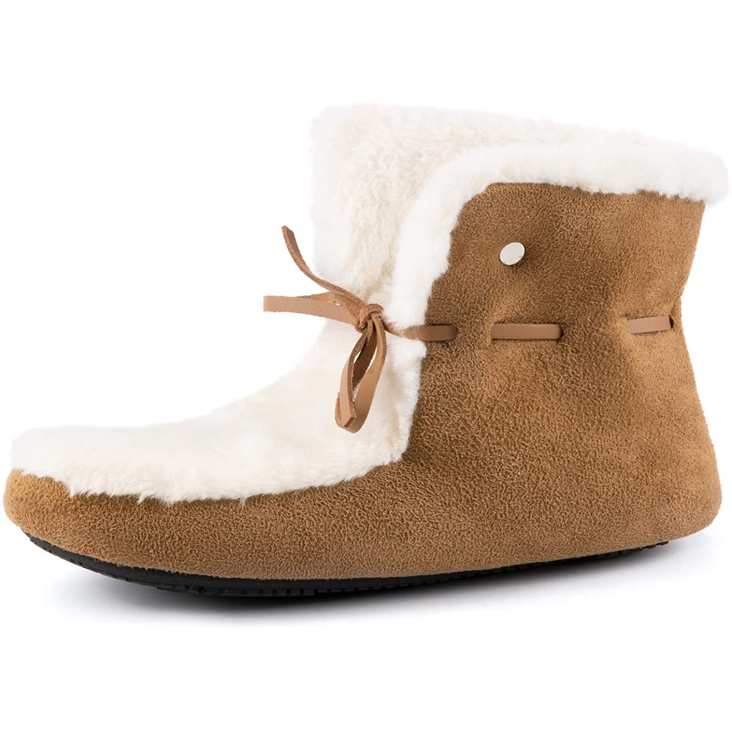 fur lined house boots