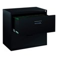 thumbnail image 2 of Hirsh 30 In Wide 2 Drawer Metal Lateral File Cabinet for Office, Black, 2 of 3