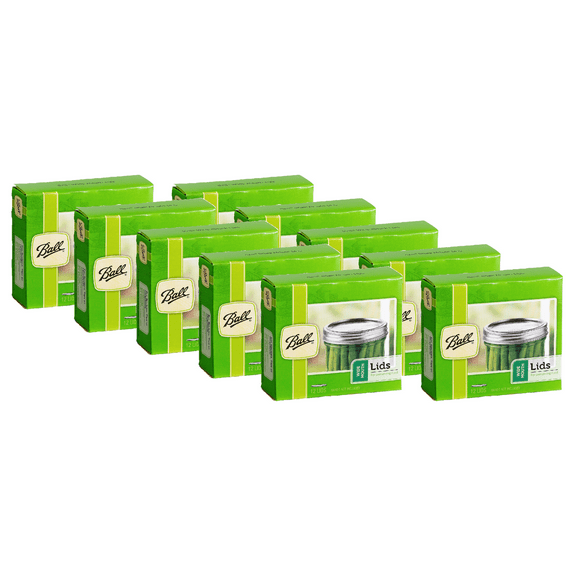 Ball Metal Mason Jar Lids, Wide Mouth, 120 Count (10 Pack)