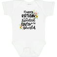 thumbnail image 3 of Inktastic Happy Birthday to the Sweetest Cousin in the World Girls Baby Bodysuit, 3 of 5
