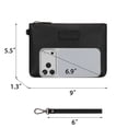 thumbnail image 3 of Wrangler Wristlet Clutch Wallet for Women Large Capacity Zipper Pouch with Detachable Wrist Strap, Black, 3 of 7