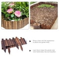 thumbnail image 4 of OULII Protect Fruits Landscape Border Edging Fence Coffee Wood 1 Set, 4 of 7