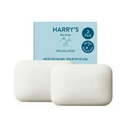 Harry's Bar Soap for XEF1 Men - Wildlands Scent, 4 oz Body Soap Bars, 2 Pack