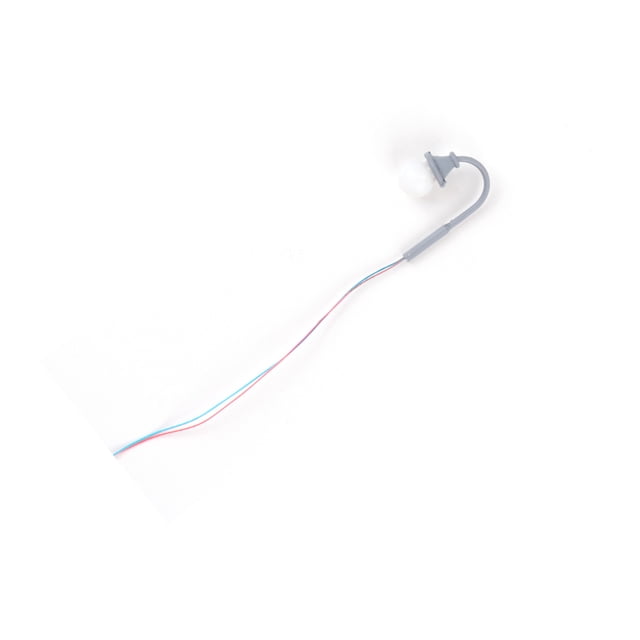 Yuarrent Farola a escala 1:87 con cables, suministros de escena de LED, miniposte de tren, lámparas LED de Metal DIY, decoraciones de bonsái para Artesanía Gris (luz blanca) Yuarrent HA066622-05
