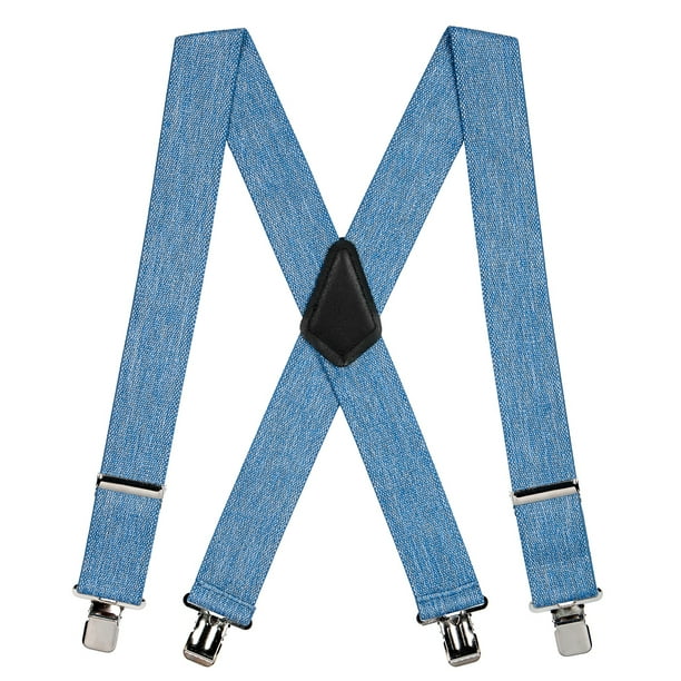 SuspenderStore Suspender Store Classic 2Inch Wide Clip Suspenders