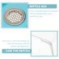 thumbnail image 2 of YSNOOWE 1pc Acrylic Reptile Feeding Box Breeding Container For Crawling Easy To With Ventilation Habitat, 2 of 8