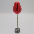 thumbnail image 2 of 1Set Metal Simulated Rose Ring Box Artificial Flower Decor Festival Gift Red, 2 of 5