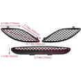 thumbnail image 3 of Kojem Front  Scoop Bezel Trim Hood Grille Kit for 2015-2020 Charger SRT Hellcat Replaces 68202462AD 68202581AC 68202580AC, 3 of 15