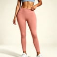 thumbnail image 5 of Oksale Workout Leggings for Women High Waisted Stretch Tummy Control Yoga Pants Slim Lightweight Butt Lifting Legging Pants Orange S, 5 of 7