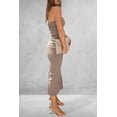 thumbnail image 2 of Vestido Largo Ajustado sin Tirantes PRETTYGARDEN Tubo Khaki XL, 2 of 7