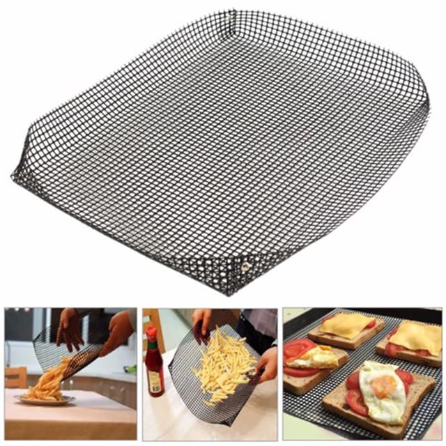 Grilling Basket Universal Reusable Nonstick Mesh Oven Basket Grill Basket