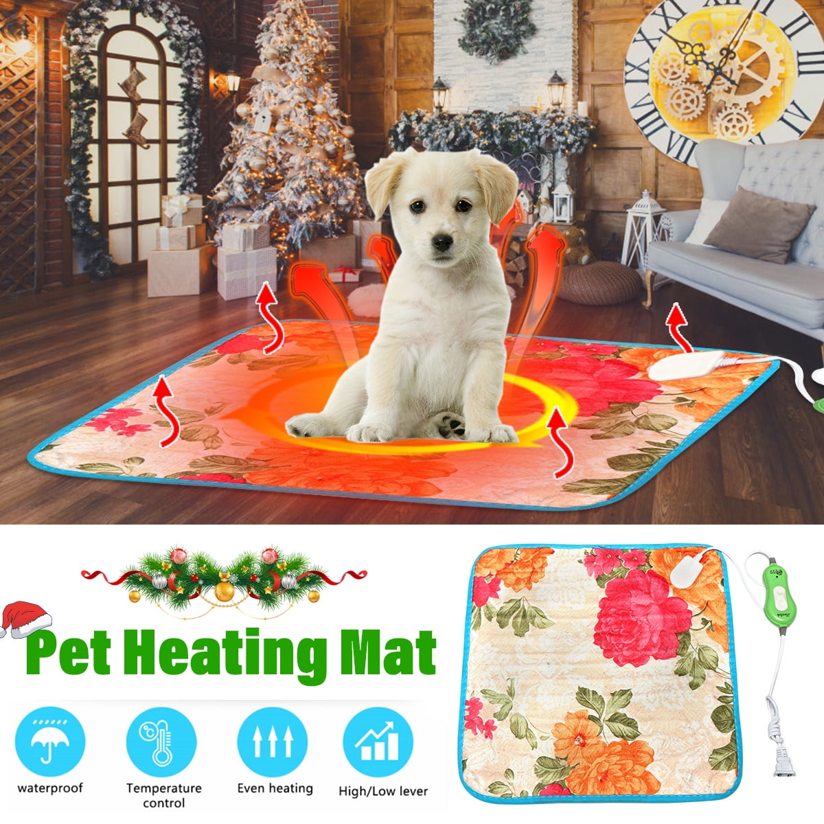 heated dog beds walmart