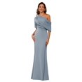 thumbnail image 1 of Vestido para la madre de la novia BITALY Dusty Blue Satin US2, 1 of 8