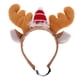 thumbnail image 2 of Diadema Ajustable con Cuernos de Reno jinwen Sombreros de Halloween para mascotas, 2 of 8