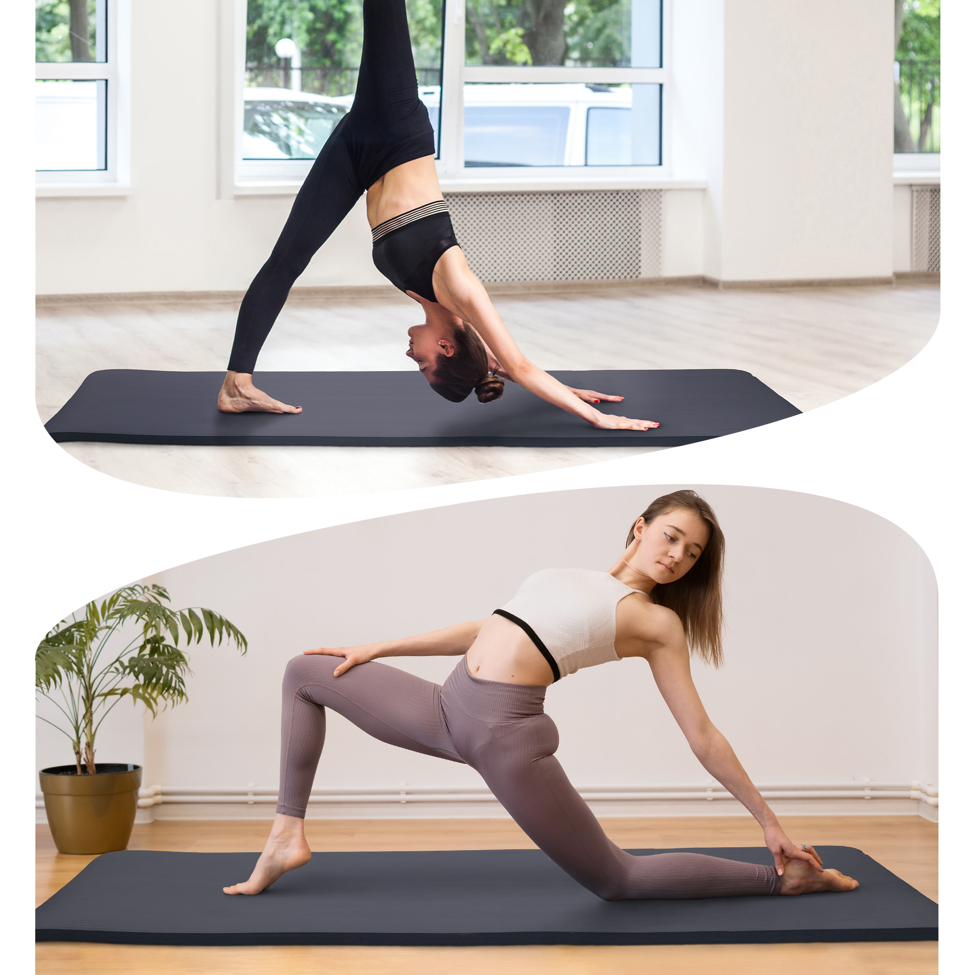 Fitvids Extra Thick 71x24 High-Density Foam Yoga Mat photo 5