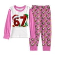 thumbnail image 3 of 67 Pajamas Pants Set 2 Piece 6 7 Joggers with Shirts Comfy Soft Lounge Sets, 3 of 5