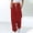Wine women harem pants with pockets a1, variant on Women Harem Elastic Waist Trousers with Pockets Polka Dot Casual Loose Long Pants Travel Beach Summer Lounge Palazzo, White S