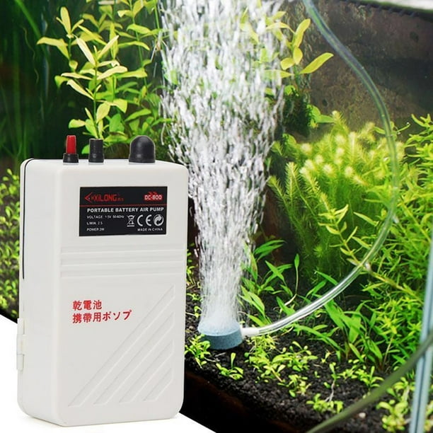 Portable Aquarium Dry Battery Operated Aerator Air Pump for
