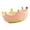pink strawberry frui, variant on Decorative Ceramic Bowl With 6 Forks For Fruits Desserts And Table Centerpiece