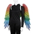 thumbnail image 3 of Accesorio de ala de ángel para Halloween, fiesta temática de actuación, cosplay, ala 3D unisex Talla única, 3 of 9