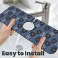 thumbnail image 6 of Pofeuu Sunflowers Print Splash Guard for Sink Faucet Sink Gadgets-Splash Guard Behind Faucet Drip Catcher for Kitchen, Bathroom,Sink Mat, 6 of 7