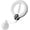 Digital White, variant on Infinity Hoop for Arms and Shoulder Exercise Equipment, Smart Flabby Arm Exerciser with Digital Tracker, 1.21lbs PC Hand-Crank Forearm Workout for Upper Body Toning