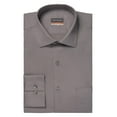 thumbnail image 3 of Van Heusen Dress Shirt Mens 15-15.5 32/33 Grey Stain Shield Regular Fit Stretch, 3 of 6