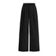 thumbnail image 5 of Amzcrzy Pantalones Vestir Mujer Color Liso S-2XL - Cintura Alta Elástica, Pliegues Frontales, Sin Cremallera, Bolsillos, Para Trabajo Negro, 5 of 5