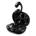 thumbnail image 3 of Auriculares inalámbricos perfecl con clip para la oreja cancelación de ruido pantalla LED recargables negro, 3 of 8