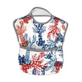 thumbnail image 2 of Zufioo Red Lobster Print Toddler Adjustable Waterproof Bib, 11.6x15 Inch Feeding Bib Suitable for 6-24 Month Babies, 2 of 8