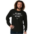 thumbnail image 5 of US Air Force My Hero Airman My Dad Long Sleeve TShirt Men Women Brisco Brands S, 5 of 6
