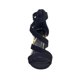 thumbnail image 5 of Zapatillas Abiertas Mujer Cruzadas Negro Formales Casuales negro 23 Clasben 024D4Y, 5 of 6