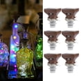 thumbnail image 2 of HURRISE 6PCS 20LED Solar String Lights Waterproof Wine Bottle Cork Lamp for Wedding Party Decoration,Bottle Cork String Light,Bottle Cork Lamp, 2 of 9