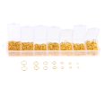 thumbnail image 3 of Abbracc 1500 Pcs Open Jump Rings Box Set for DIY Jewelry Making Finding Gold, 3 of 9