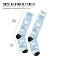 thumbnail image 5 of Bixox Cute Goose On A Blue Sky Print Compression Socks,Compression Socks Women & Men Circulation for Medical,Running,Athletic, 5 of 7