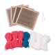 thumbnail image 2 of Juego de ganchos de pestillo para posavasos, juego de posavasos multifunción para bordado de ganchillo Rosa roja, 2 of 9