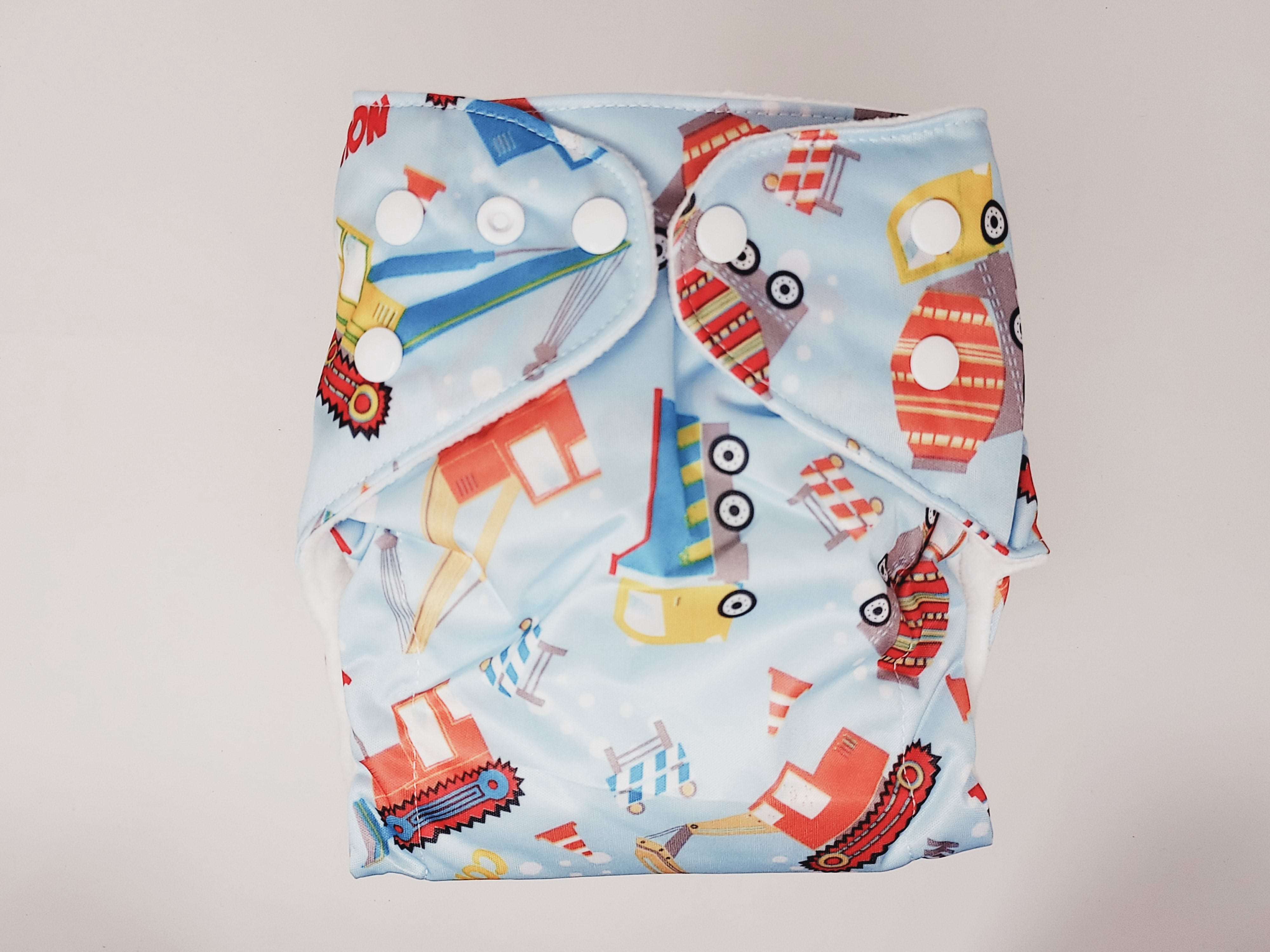 FuzziBunz 6 Pack First Year Bundles with Inserts - Playful Prints