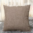 thumbnail image 3 of CAROOTU Linen Throw Pillow Cover Solid Plain Color Square / Rectangular Pillowcase for Couch Sofa Bed Car Home New, 3 of 7