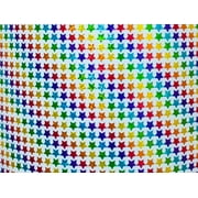Pack of 1, Holographic Rainbow Stars Wrapping Paper, 26" x 417', Half Ream Roll for Celebration, Party, Holiday, Birthday and Events, Made in USA
