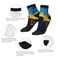 thumbnail image 5 of Rocae Abstract Starry Sky for Premium Adult Socks,Comfortable, Breathable, and Durable Socks, Perfect for Everyday Wear, 5 of 7