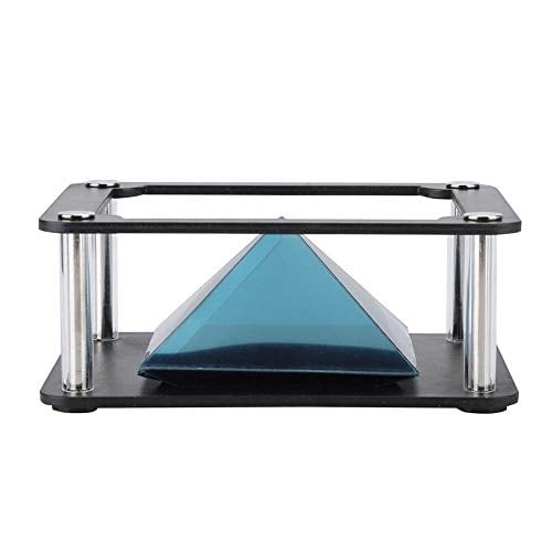 Soportes de exhibición holográfica 3D para proyector de móvil de 3.5-6 pulgadas, imágenes 360°, para publicidad/interacción/entretenimiento/regalo