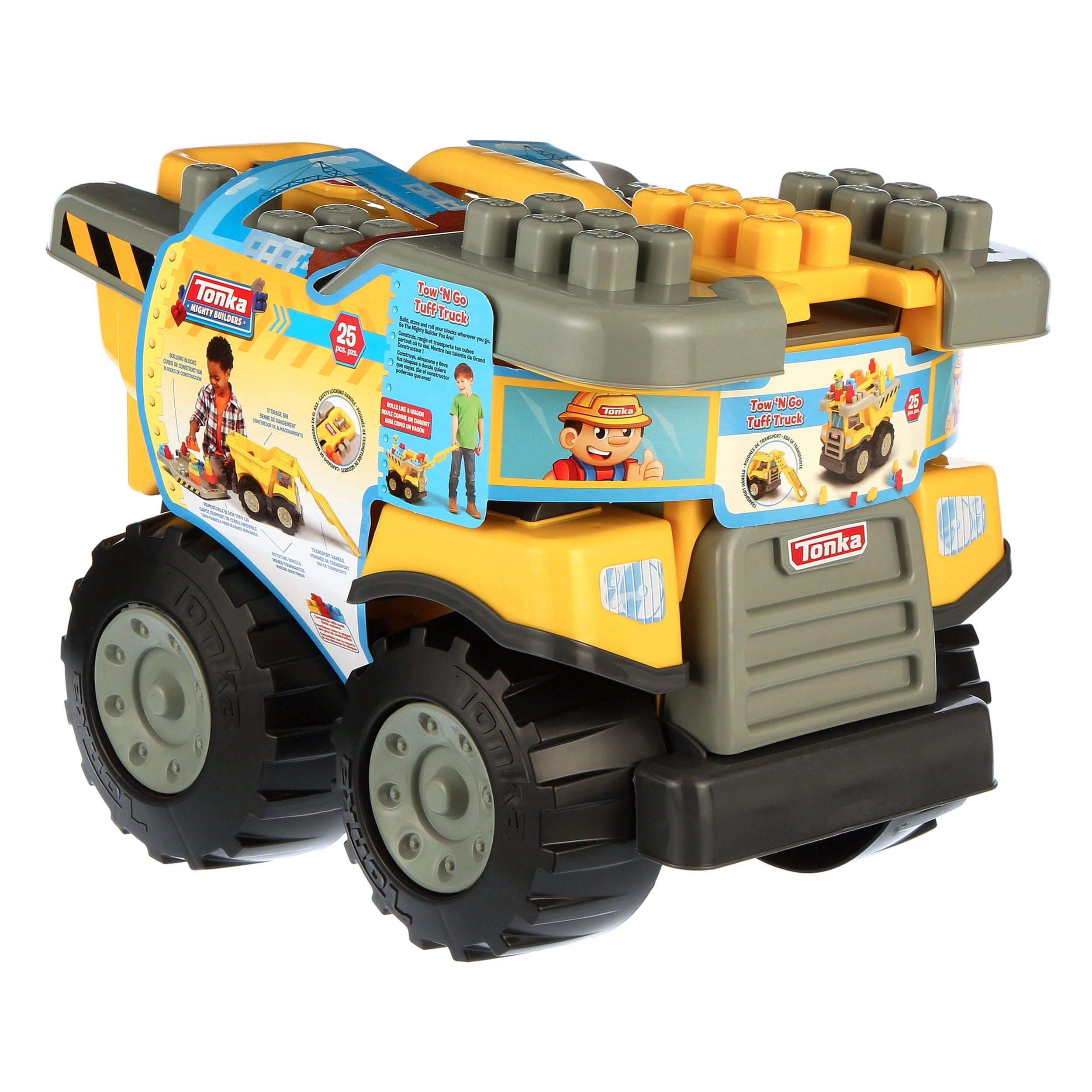 tonka mighty builders tow n go tuff truck
